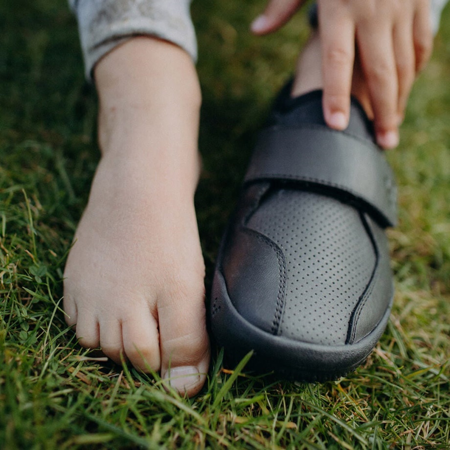 Primus School Ii Kids Vivobarefoot Obsidian