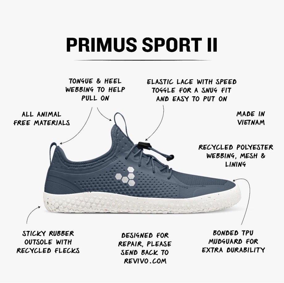 Indigo Vivobarefoot Primus Sport Ii Juniors