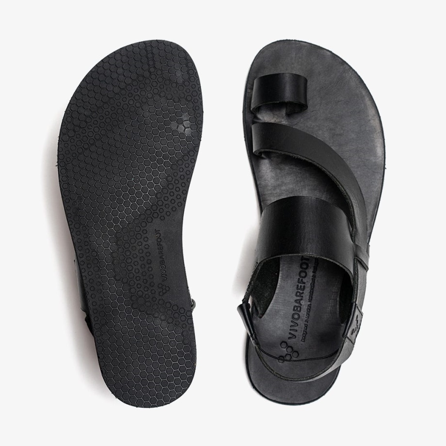 Opanka Sandal Sieviešu Vivobarefoot Melna
