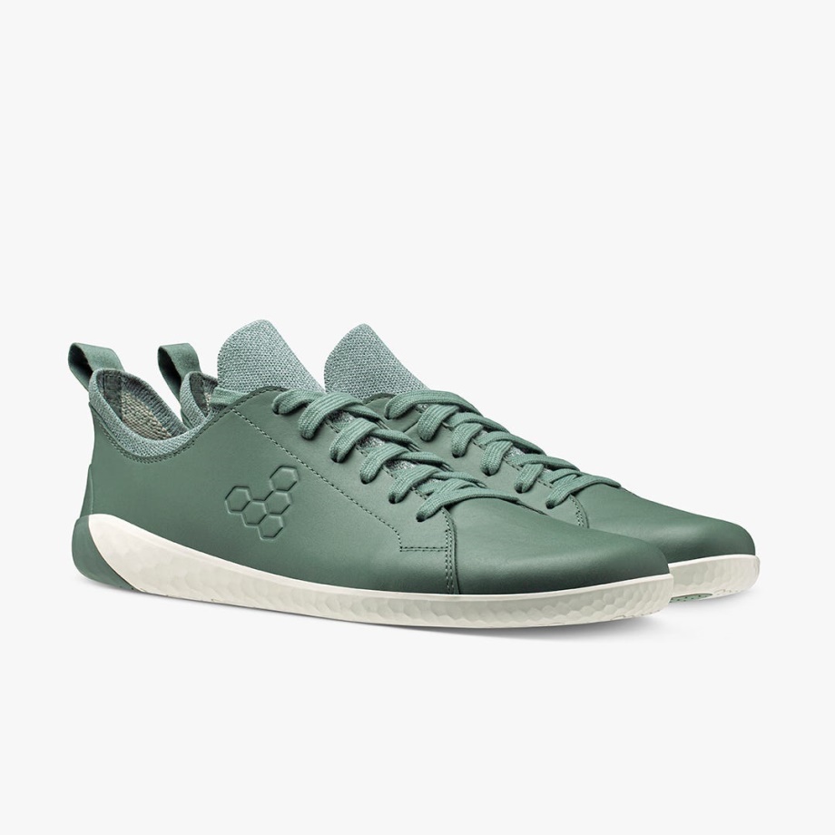 Vivobarefoot Sea Green Geo Court Knit Womens