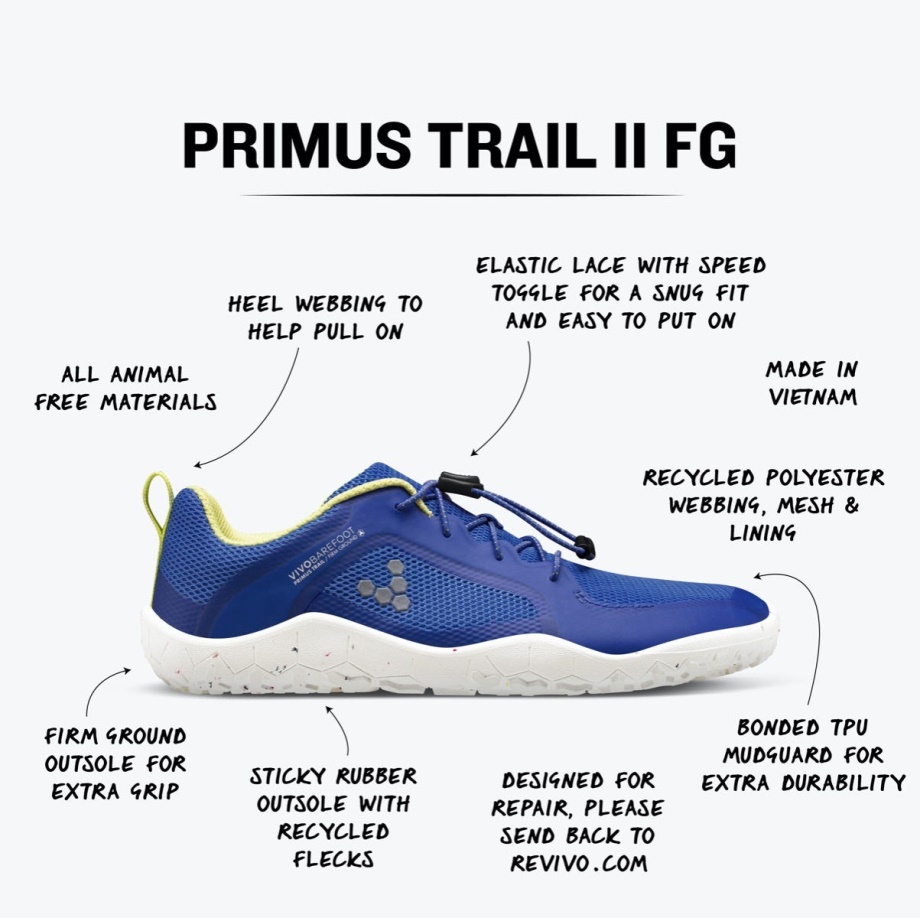 Primus Trail II FG Juniors Amparo Blue