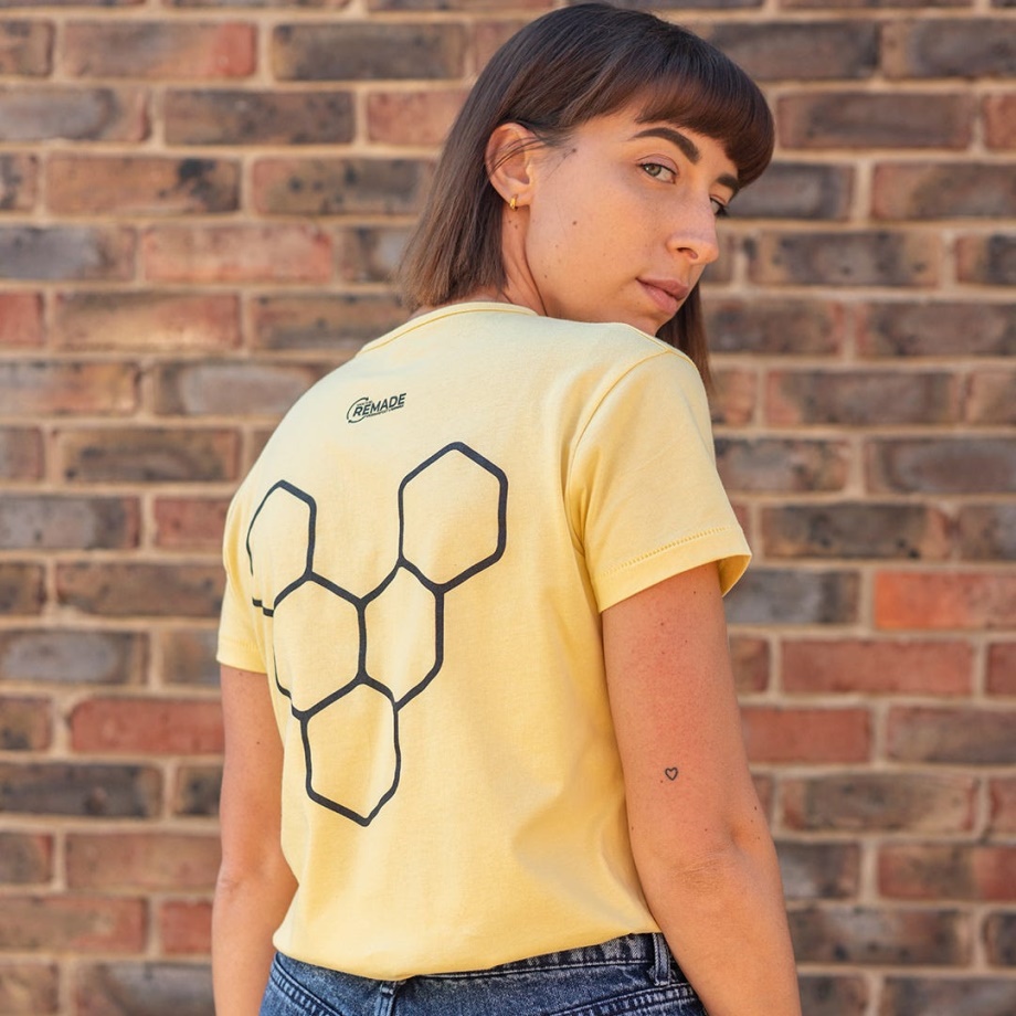 Rapanui Sieviešu T Krekls Dzeltens